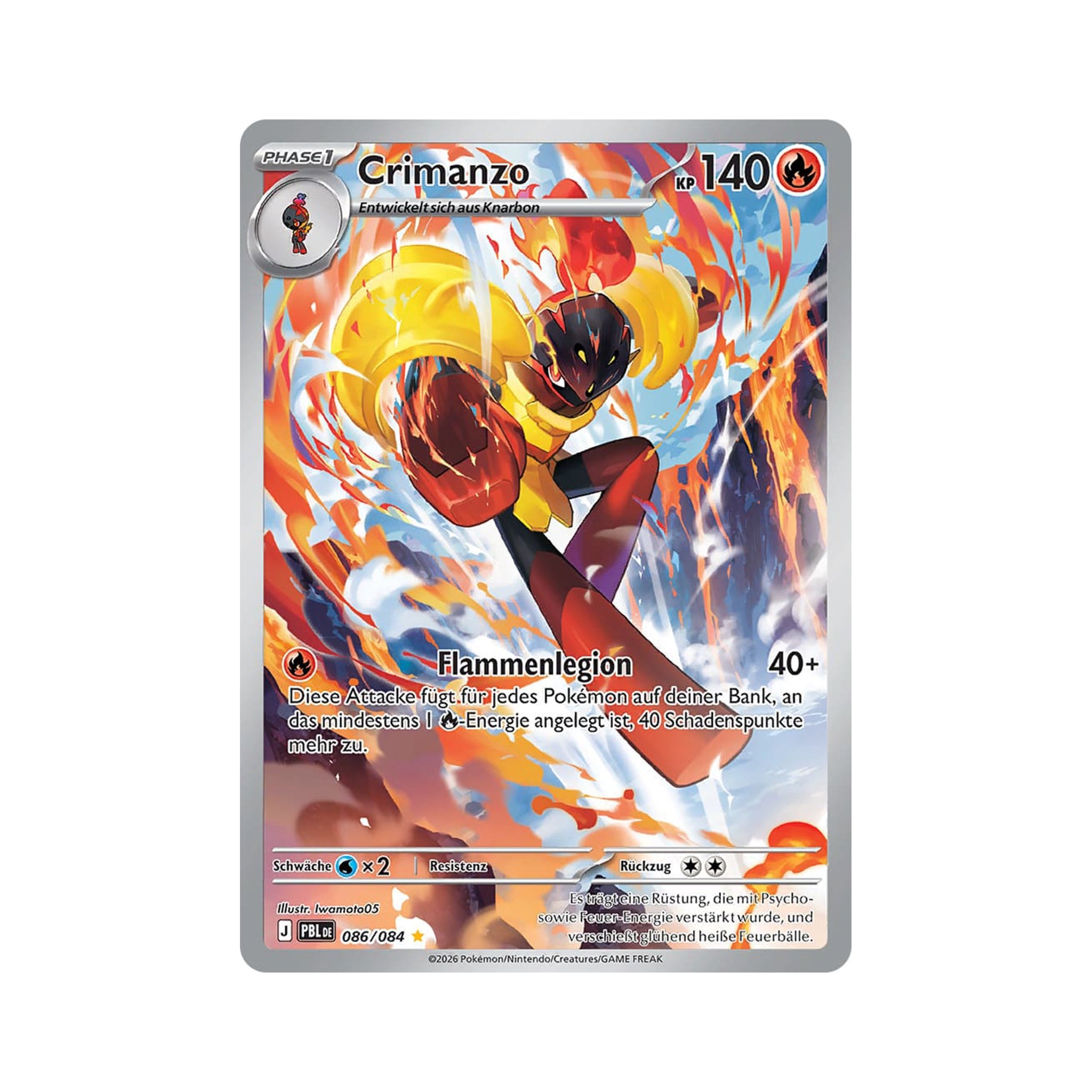 Crimanzo PBL 086/084 – Illustration Rare (IR)