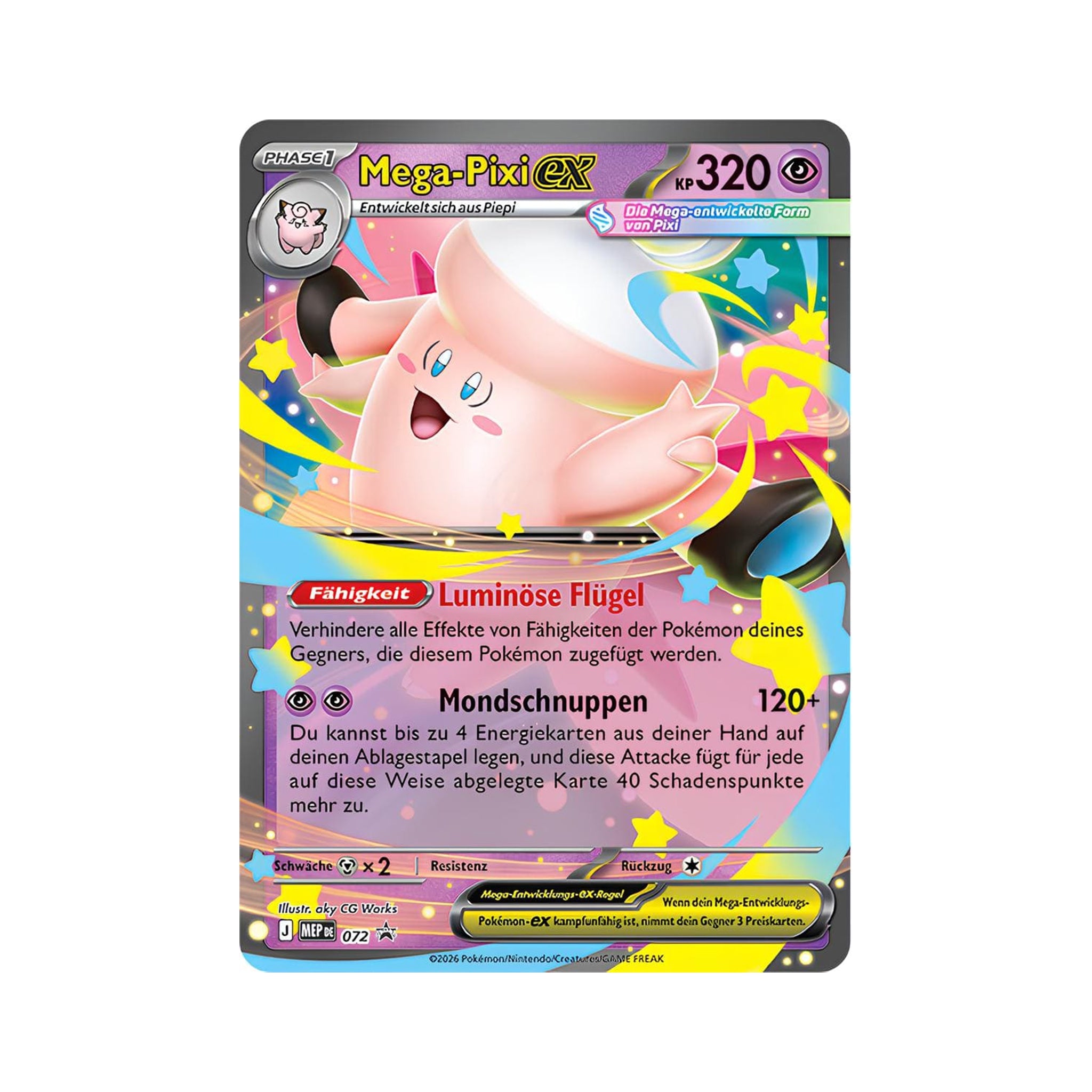 Pokemon Mega Mondschein Tin Box (Zufälliges Motiv DE)