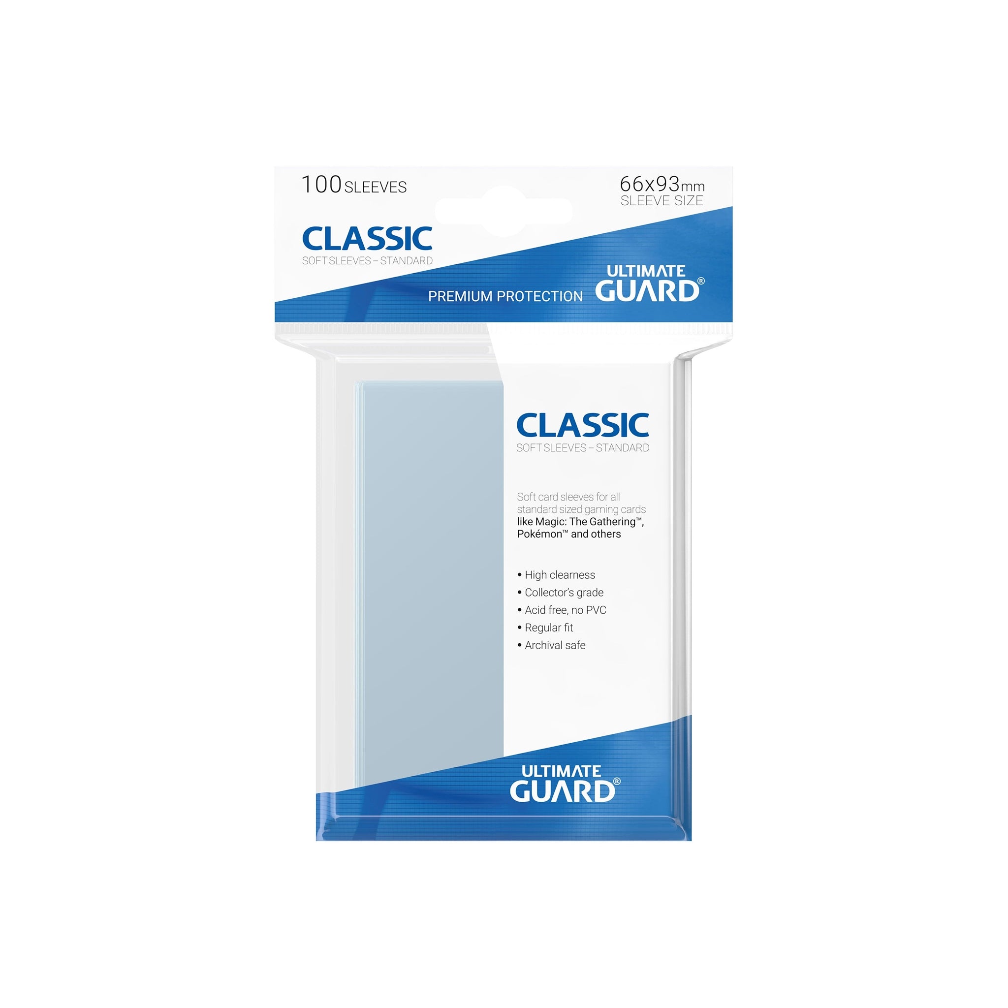 Ultimate Guard Classic Sleeves Standard Size – Transparent